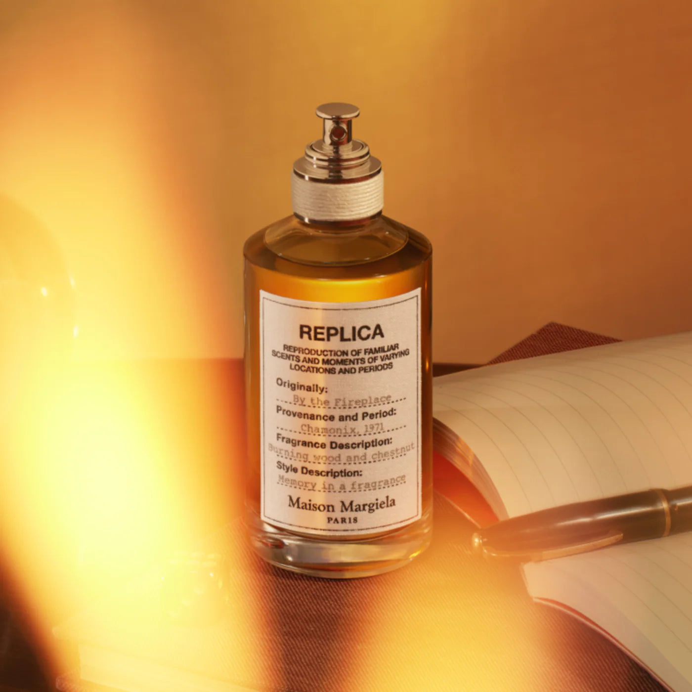 ‘REPLICA' By the Fireplace Eau de Toilette with Chestnut, Vanilla, and Clove Oil 50ml- Maison Margiela / Fragancia