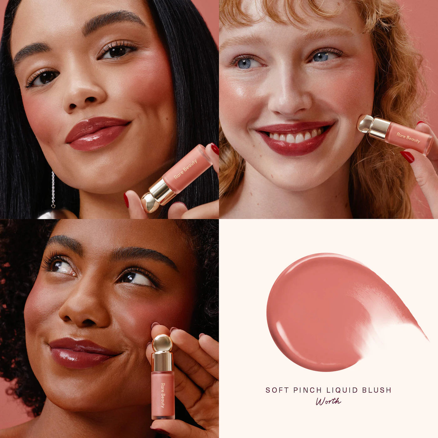 *PREORDEN: Soft Pinch Cheek & Lip Trio Makeup Gift Set - Rare Beauty by Selena Gomez  / Set 3 pzas mini rubor + labios