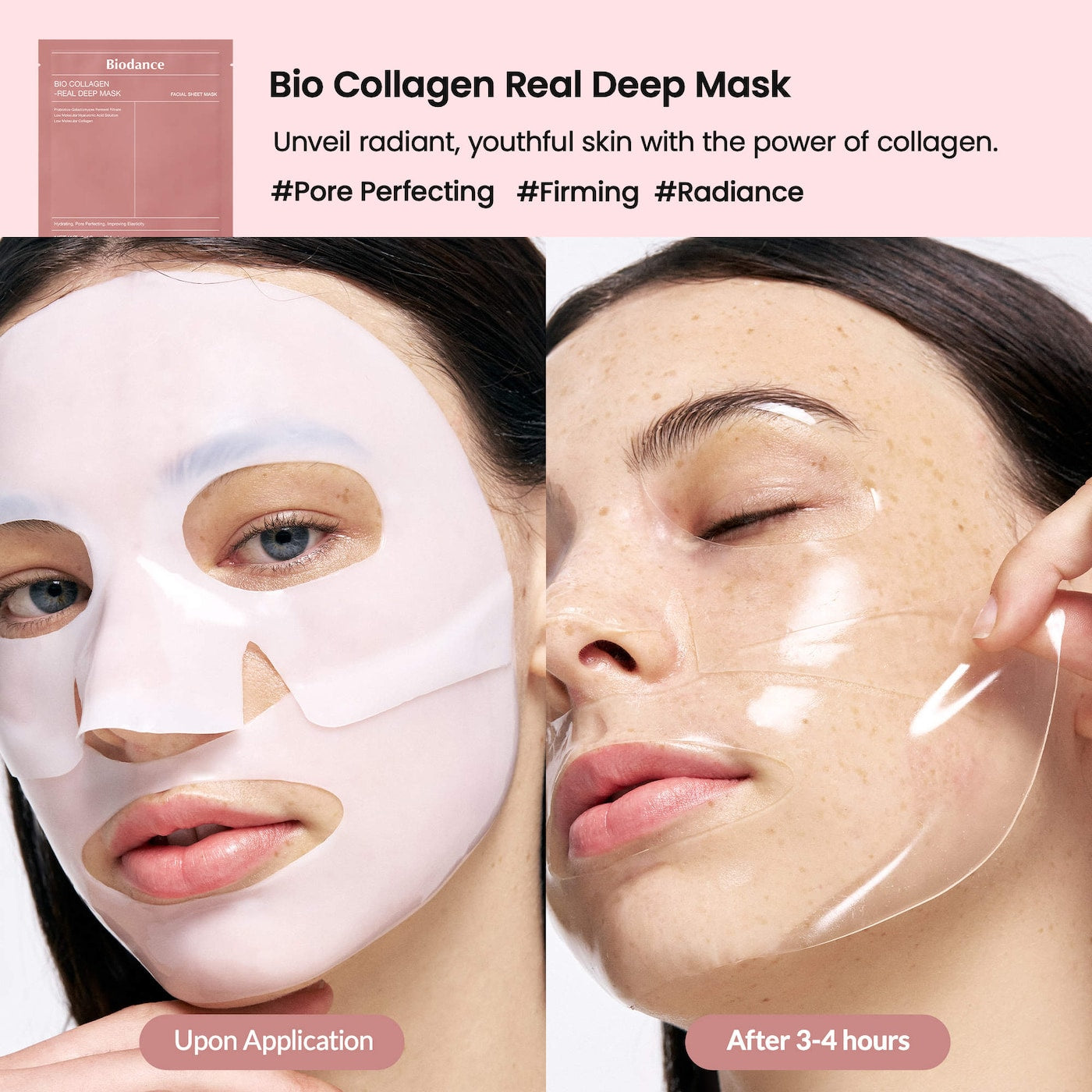 *PREORDEN: Real Deep Mask Gift Set - 4 Masks for Pore Care, Hydration, Calming and Dark Spot Treatment - Biodance  / Set 4 máscarillas