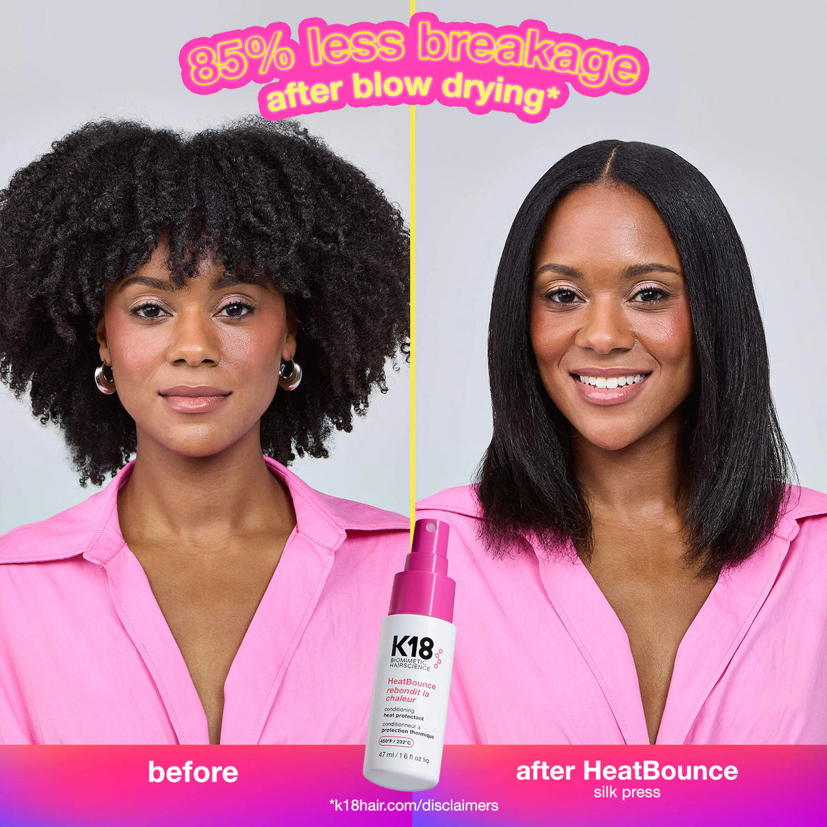 *PREORDEN: Repair + Protect Mini Leave-In Molecular Repair Mask & HeatBounce Leave-In Conditioner Gift Set - K18 / Set reparador de cabello