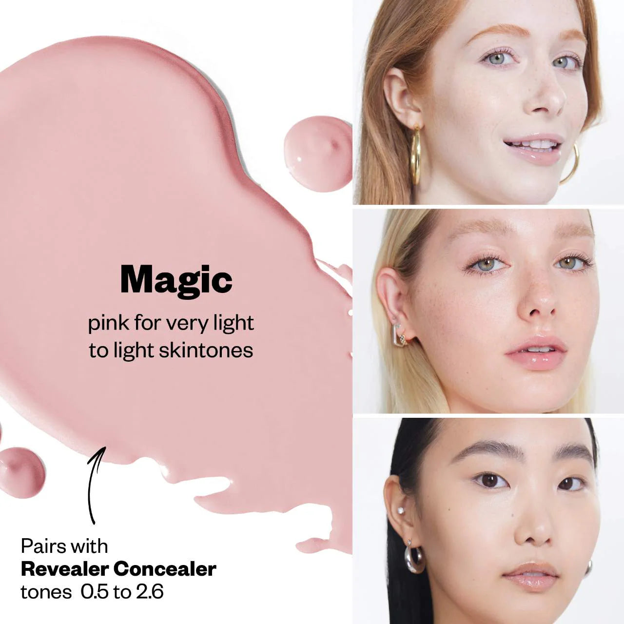 *PREORDEN: Revealer Extra Bright Serum-Powered Color Correctors - Kosas / Corrector cobertura completa