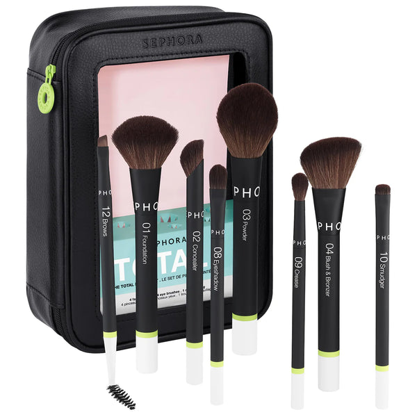 The Total Brush Set - SEPHORA COLLECTION / Set 8 pzas brochas para rostro