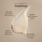 ShadeDrops Mineral Milk Sunscreen SPF 30- Summer Fridays / Protector solar en suero, acabado suave