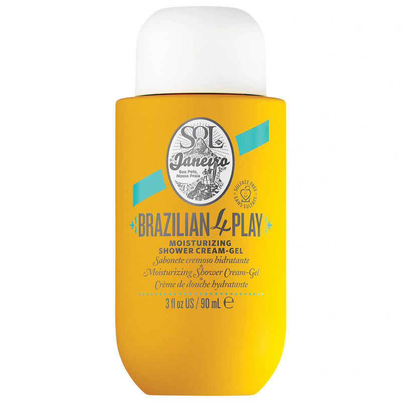 Brazilian 4 Play Moisturizing Shower Cream-Gel 90mL - Sol de Janeiro / Gel de baño