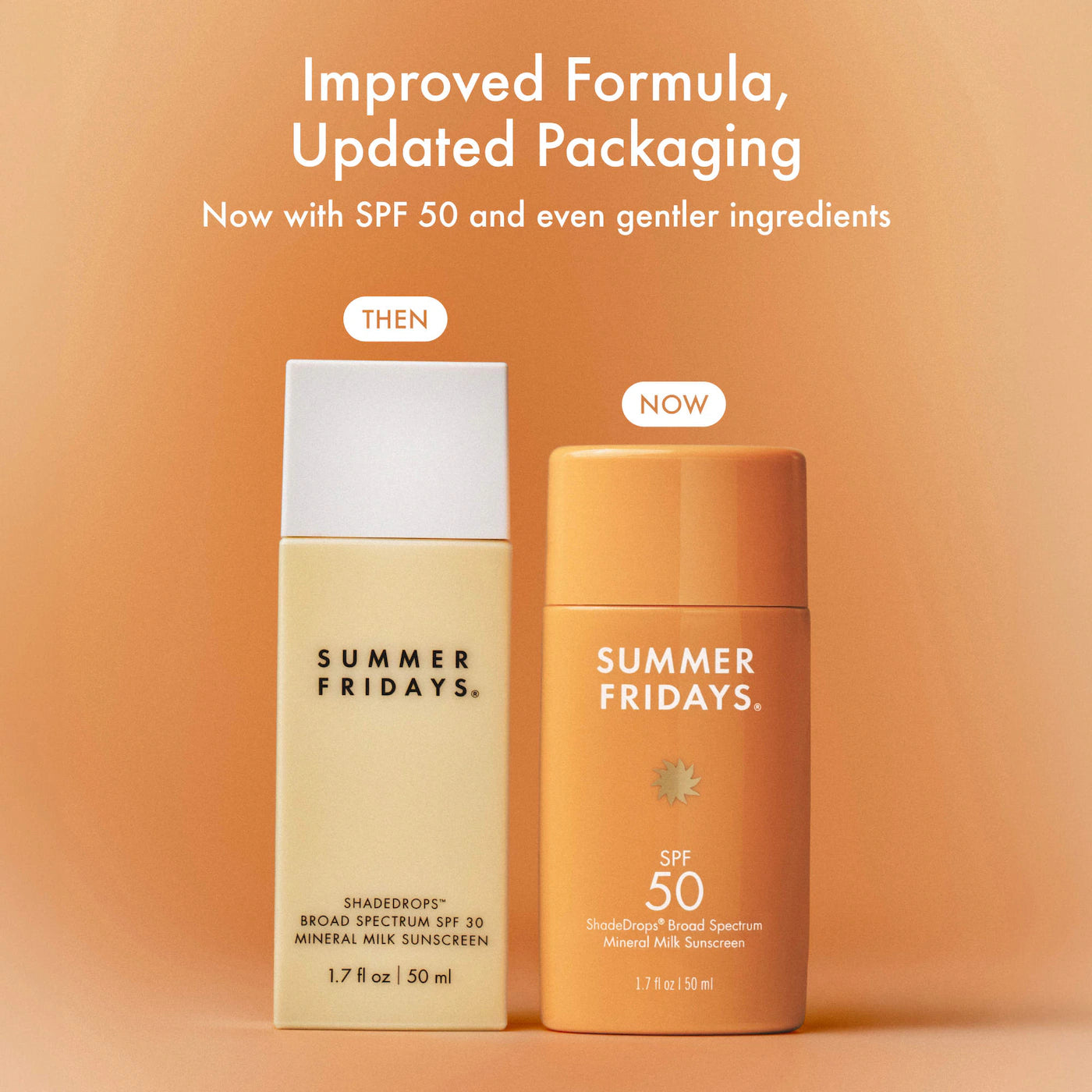 *PREORDEN:  ShadeDrops Broad Spectrum SPF 50 Daily Mineral Milk Sunscreen / Protector solar