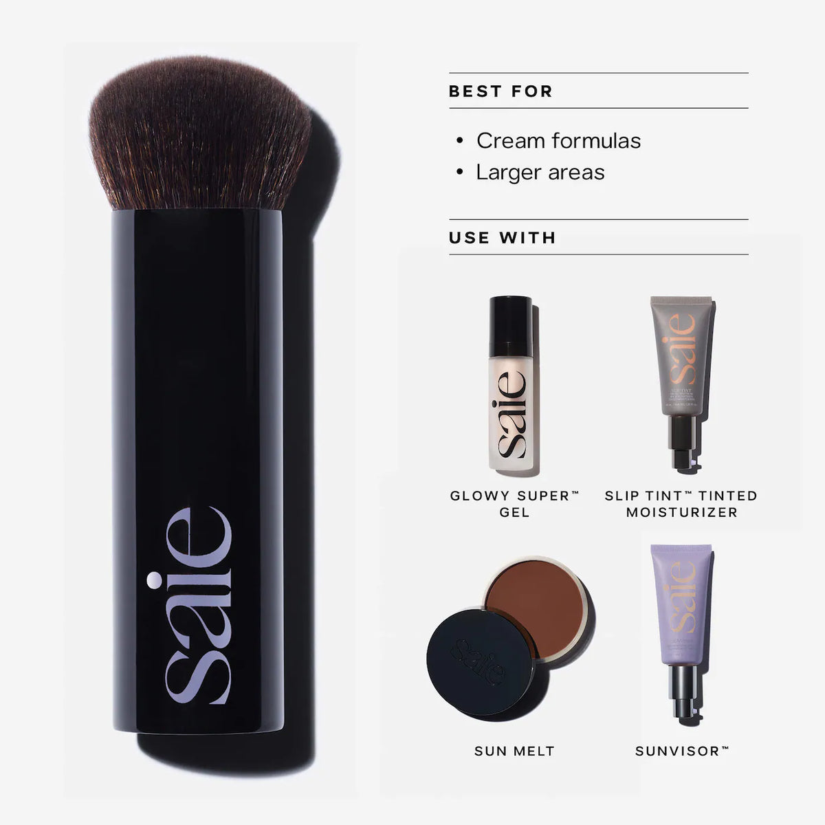 *PREORDEN: Brush Essentials Makeup Brush Gift Set with Travel Case - Saie / Set de brochas