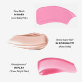 SaieGlow™ Essentials Starter Set - Saie / Set esenciales rostro, mejillas y labios