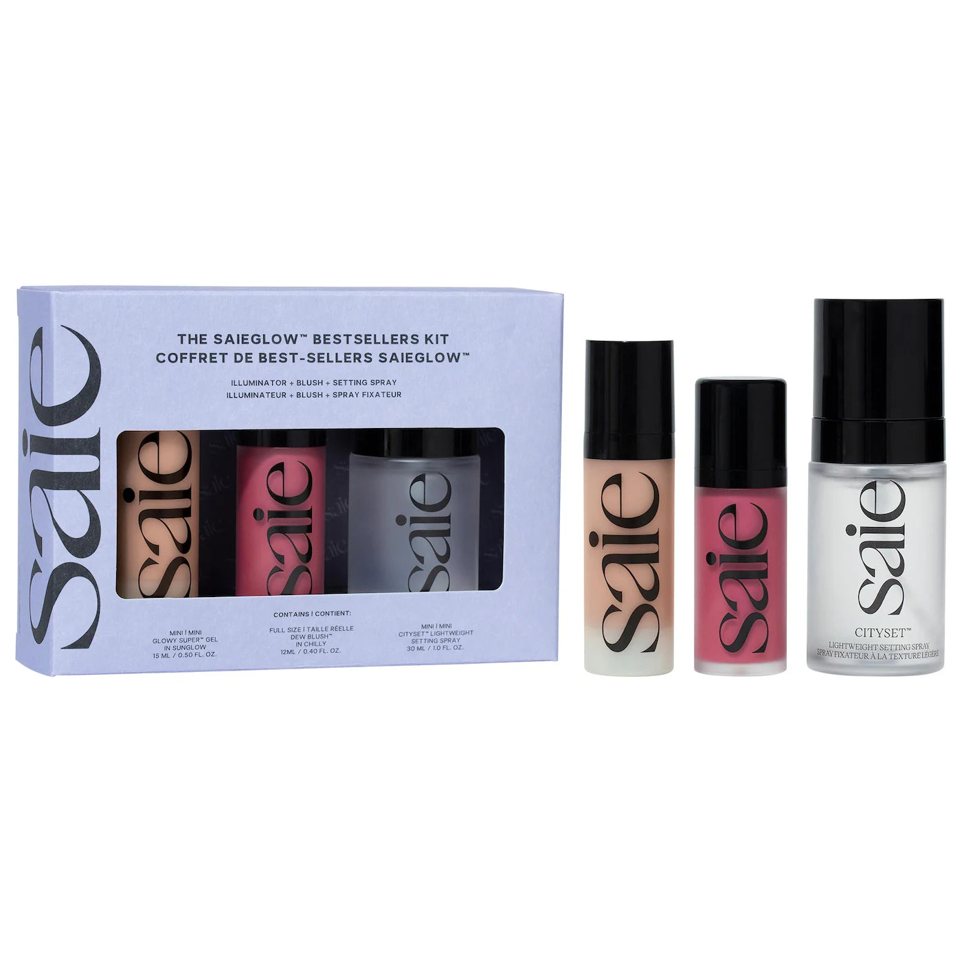 *PREORDEN: The Saieglow™ Bestsellers Kit - Saie / Set 3 pzas rostro