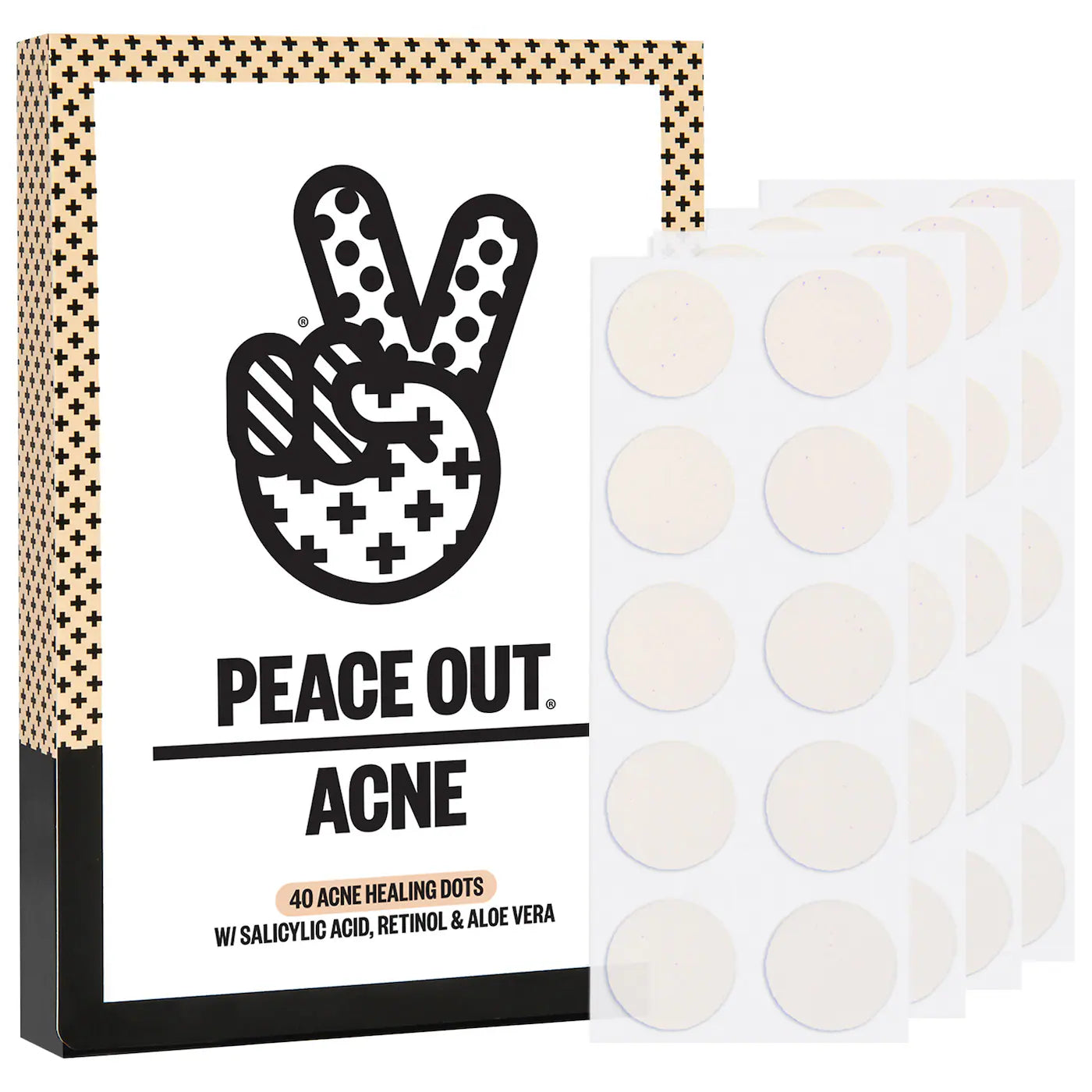 *PREORDEN: Salicylic Acid Acne Healing Dots - Peace Out / Parché para ácne