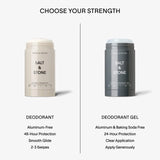 Mini Deodorant Gel Duo - Salt & Stone / 2 pzas mini desodorantes libre de aluminio
