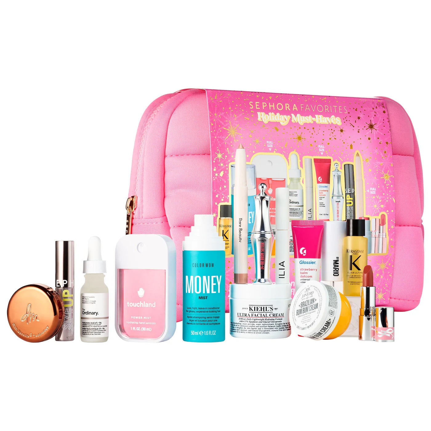 *PREORDEN: Holiday Must Have Value Set - Sephora Favorites / Set de 14 pzas cabello, maquillaje y cuidado de la piel