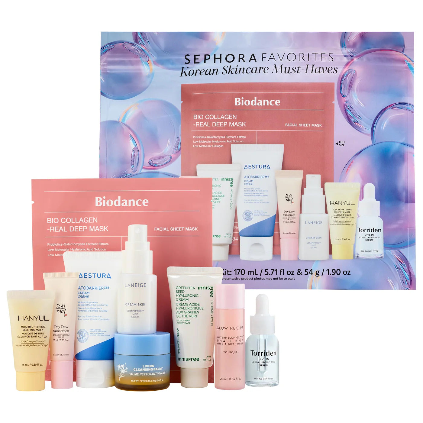 *PREORDEN: Korean Skincare Must-Haves Set - Sephora Favorites / Set de 9 piezas para el cuidado para la piel