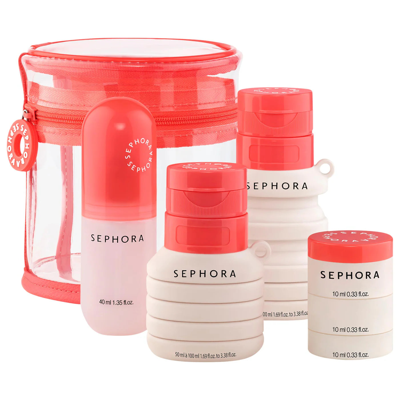 *PREORDEN: Reusable Travel Container Set - Sephora Collection / Juego de recipientes de viaje reutilizables