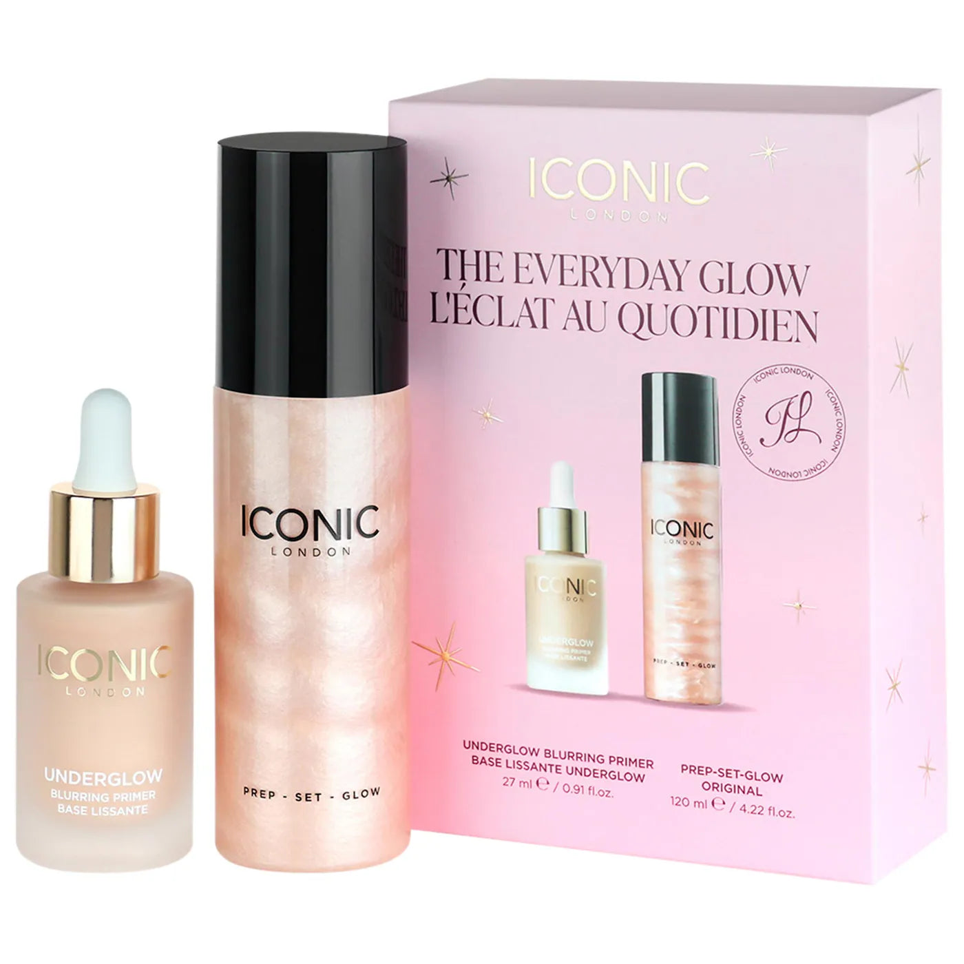 *PREORDEN: The Everyday Glow Priming and Setting Gift Set - Iconic London / Set de primer y fijador iluminadores