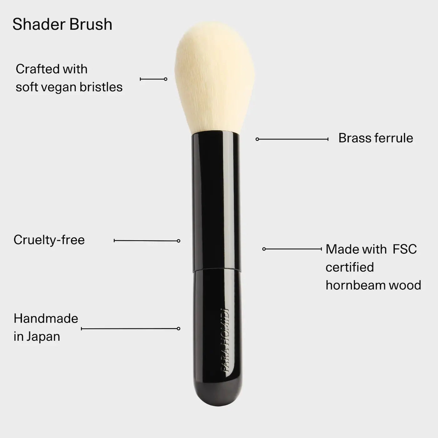 *PREORDEN: Shader Brush - Fara Homidi / Brocha para bronzer
