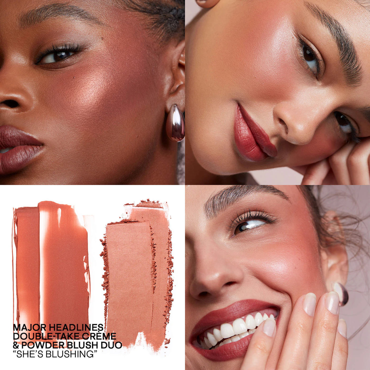 MINI Major Headlines Double Take Creme & Powder Blush - Patrick Ta / Mini rubor en Crema y Polvo