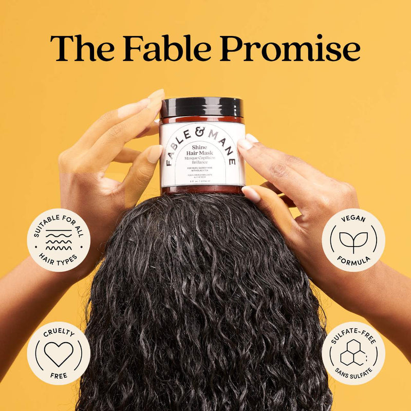 *PREORDEN: Shine Hair Mask - Fable & Mane /  Mascarilla potenciadora de brillo para cabello