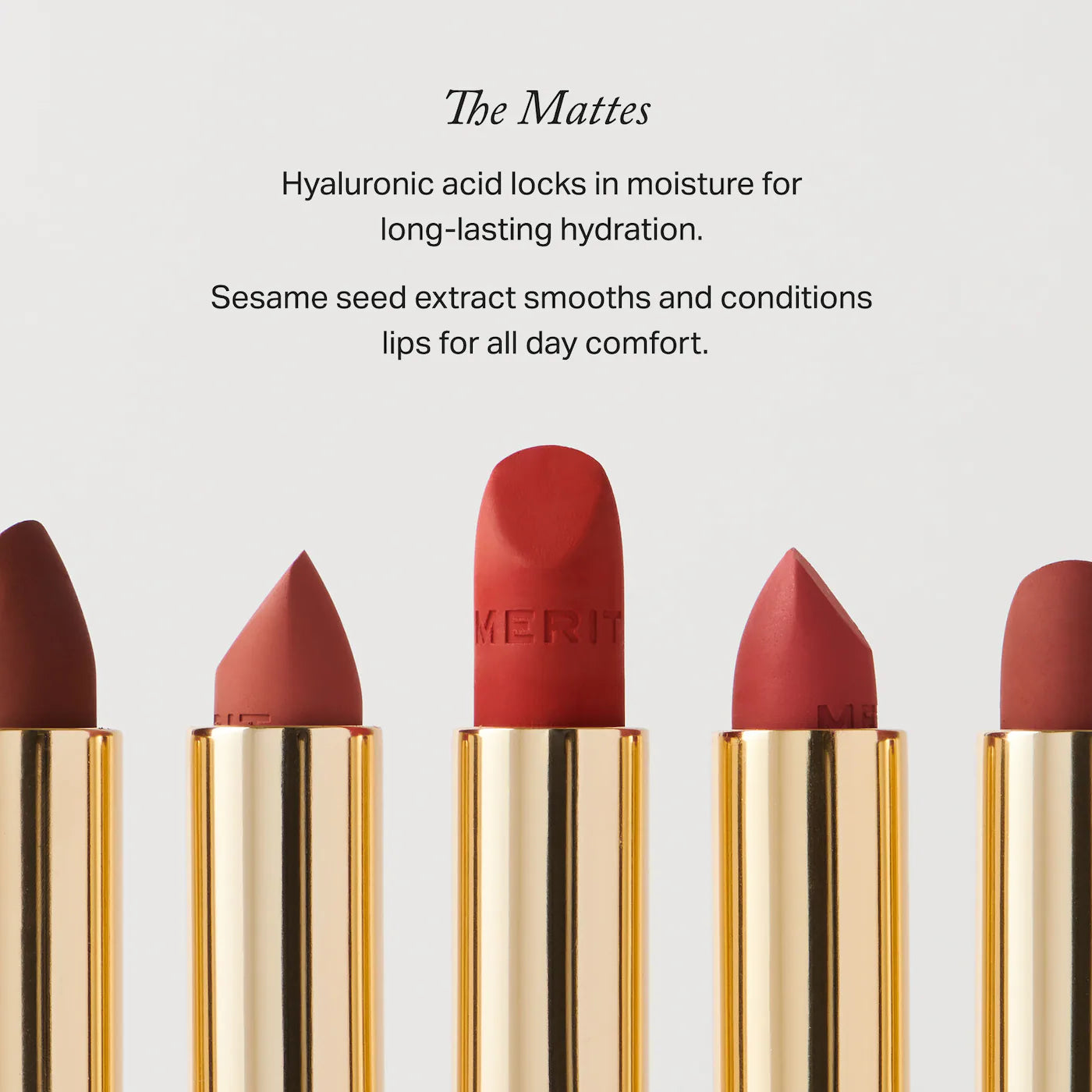 *PREORDEN: Signature Lip Lightweight Matte Lipstick - Merit / Labial mate ligero