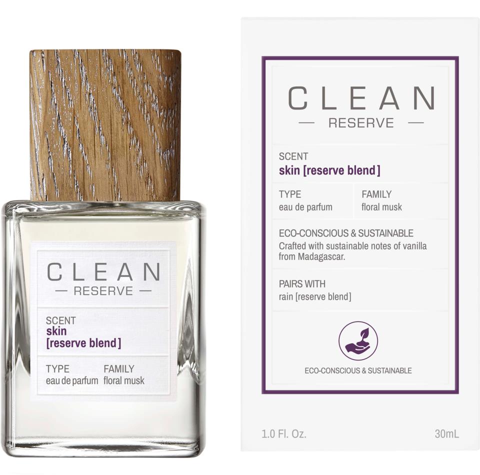 Skin Eau de Parfum with Musk and Vanilla 3mL - CLEAN RESERVE  / Mini perfume cálido