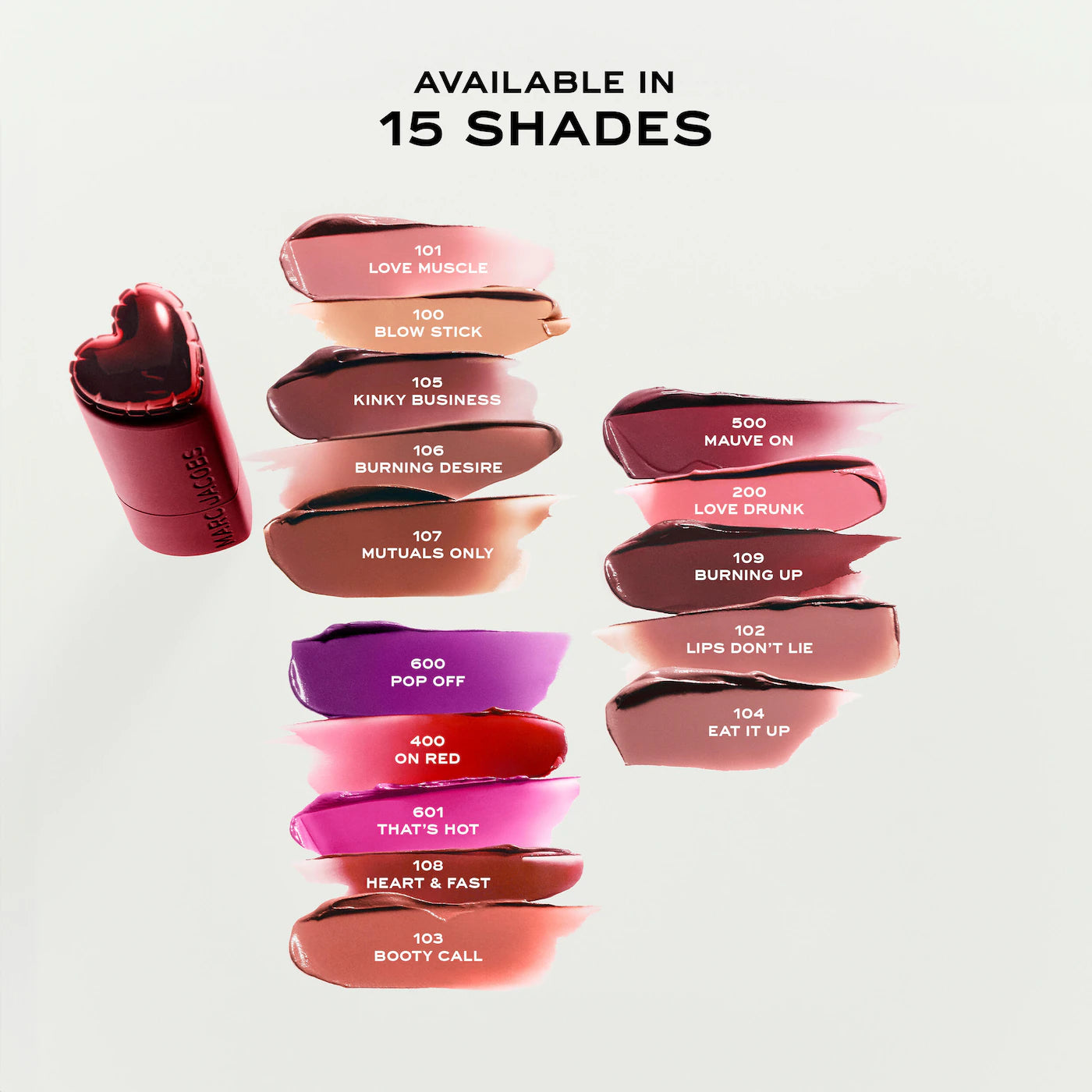 *PREORDEN: Heart On Long-Lasting Soft Shine Lipstick - Marc Jacobs Beauty / Labial de larga duraciòn