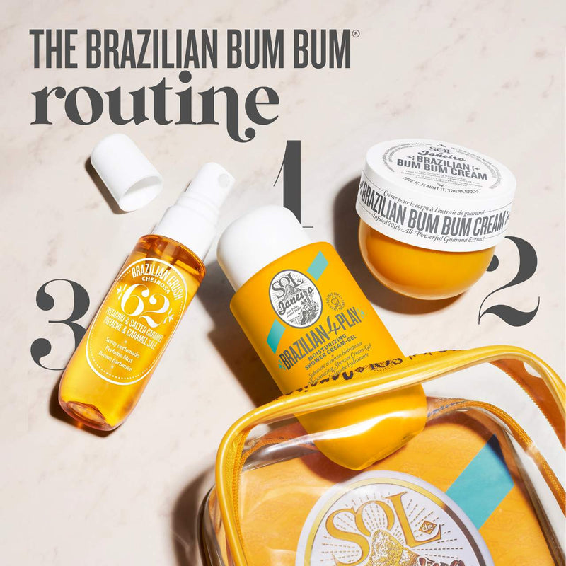 Brazilian Bum Bum Jet Set - Sol de Janeiro / Set de fragancia, crema y gel