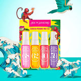 Cheirosa Perfume Travel Mist Set - Sol de Janeiro / Set 4 pzas de fragancias para el cabello