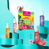 Cheirosa Perfume Travel Mist Set - Sol de Janeiro / Set 4 pzas de fragancias para el cabello