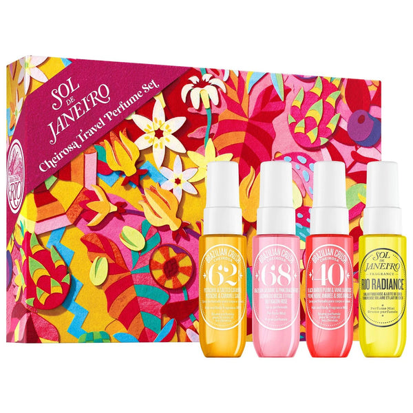 Cheirosa Travel Perfume Set - Sol de Janeiro / Set 4 pzas de fragancias para el cabello