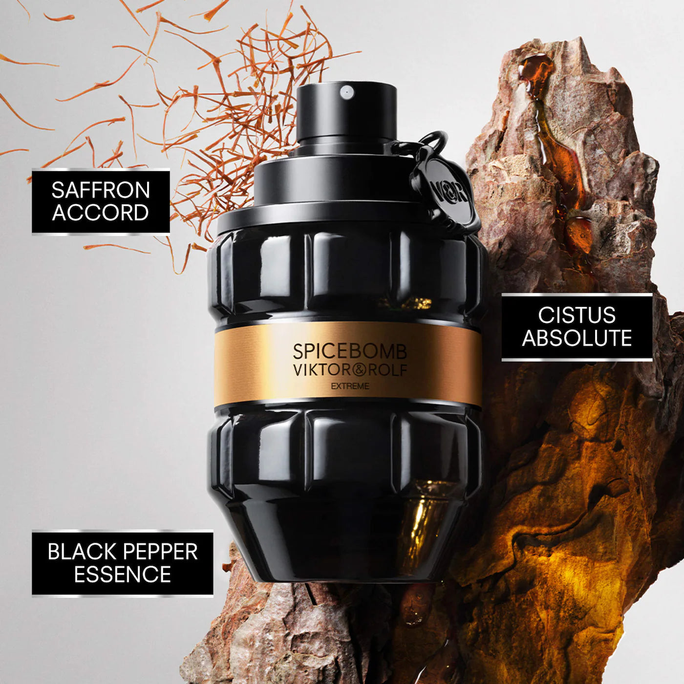 MINI Spicebomb Extreme Eau de Parfum with Bourbon Vanilla & Tobacco 7ml - Viktor&Rolf