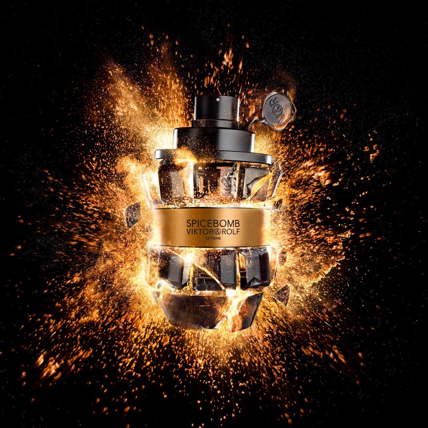 MINI Spicebomb Extreme Eau de Parfum with Bourbon Vanilla & Tobacco 7ml - Viktor&Rolf