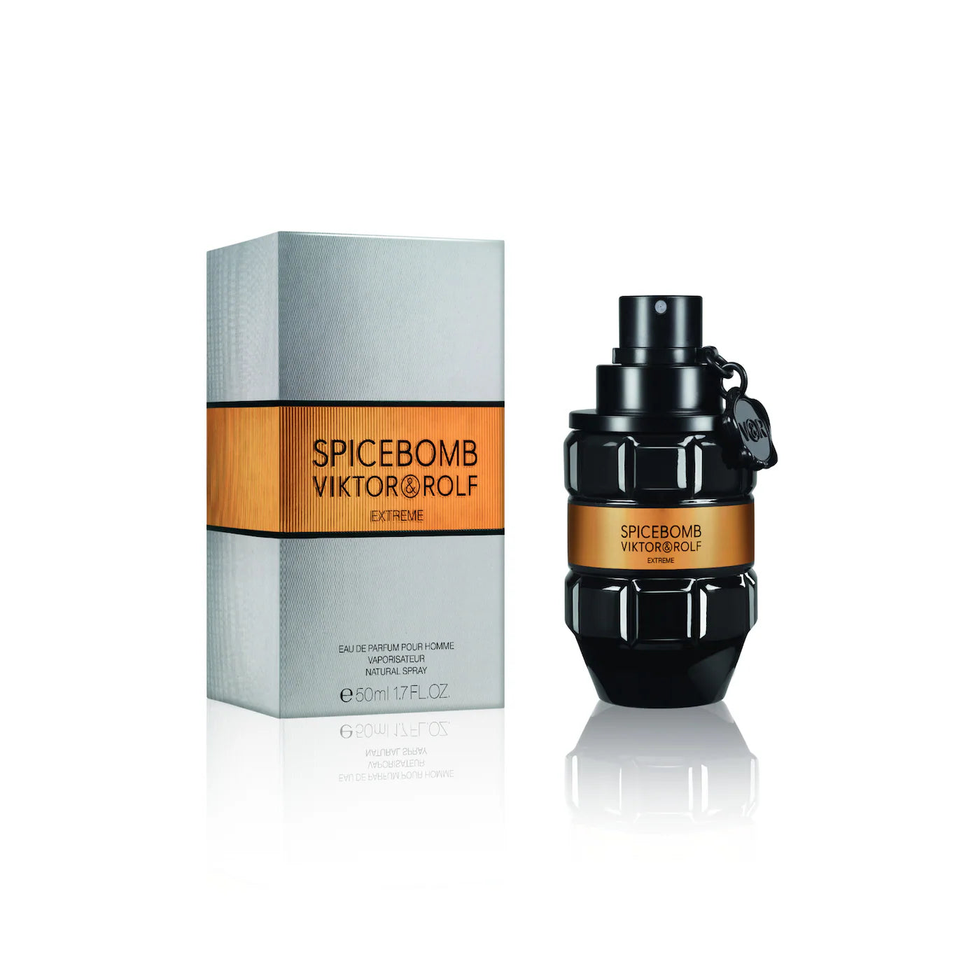 MINI Spicebomb Extreme Eau de Parfum with Bourbon Vanilla & Tobacco 7ml - Viktor&Rolf