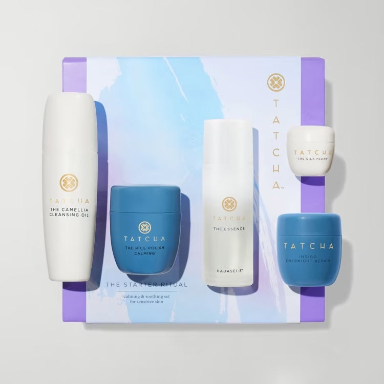 *PREORDEN: The Starter Ritual Calming & Soothing Set - Tatcha / Set 5 pzas rutina completa piel sensible