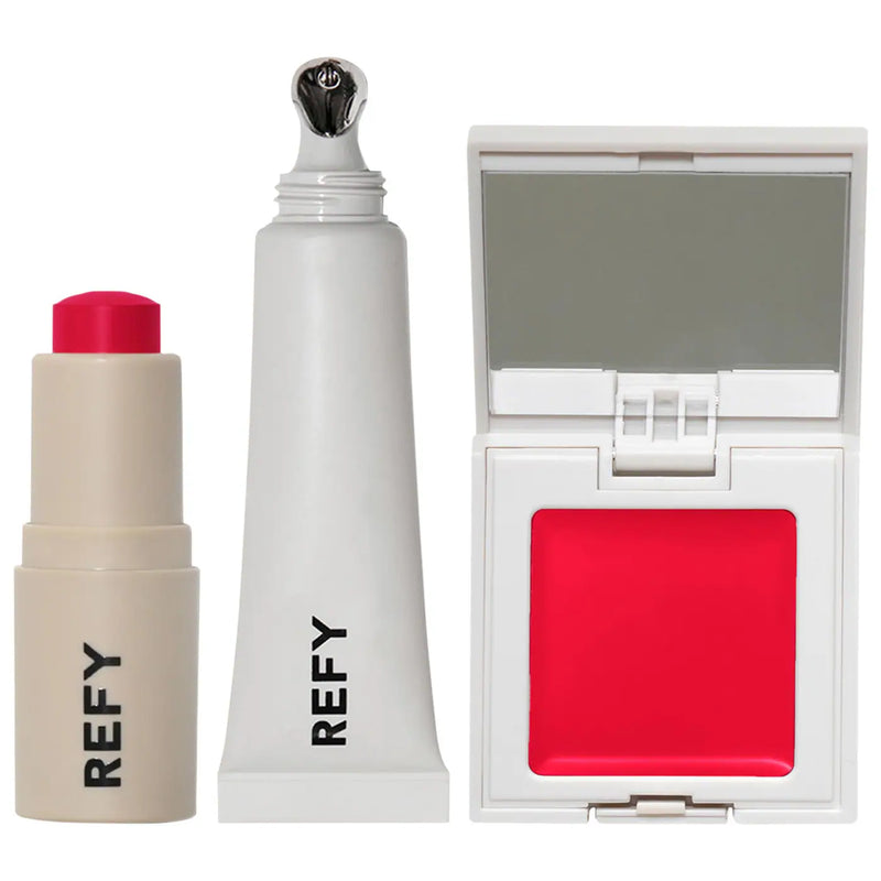 *PREORDEN: Summer Color Lip and Cheek Collection - REFY / Set 3 pzas labios y mejillas