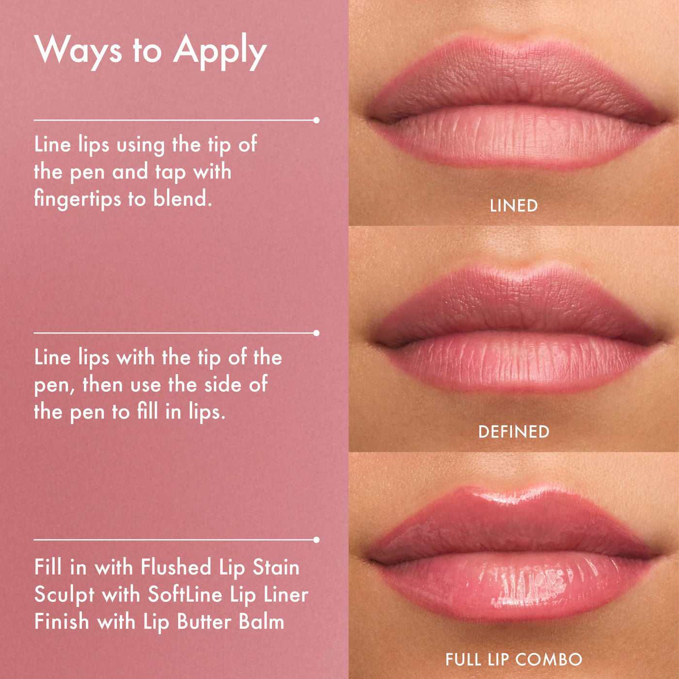 *PREORDEN: Flushed Lip Stain 12HR Long-Lasting Lip Tint - Huda Beauty / Delineador labial de larga duración