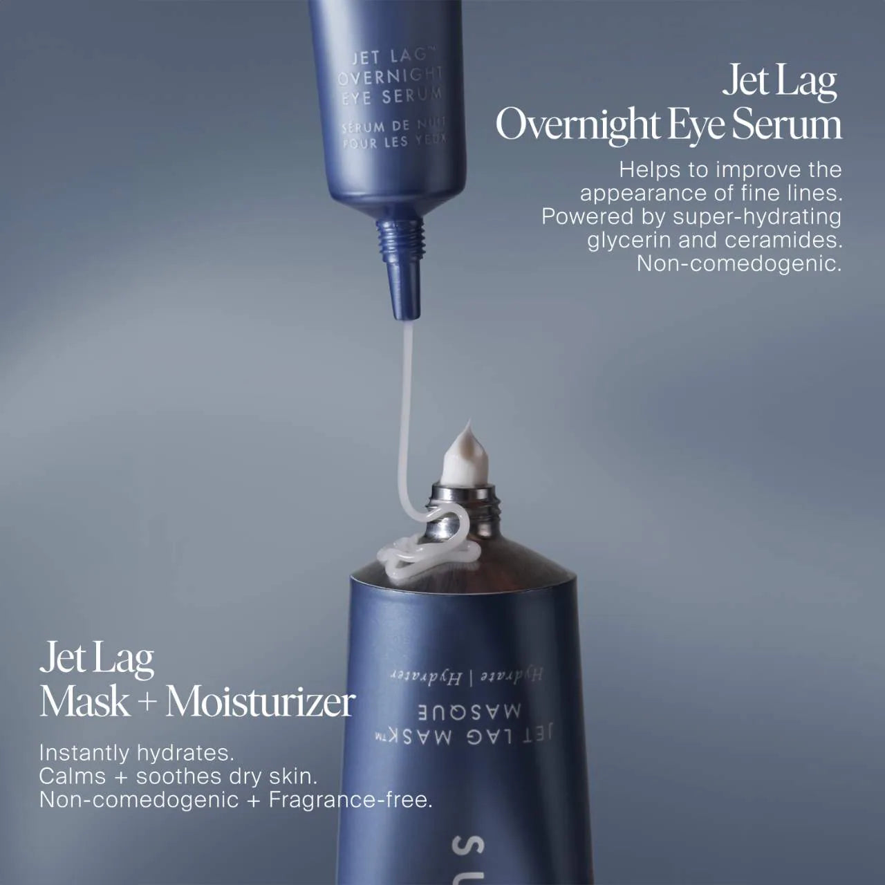 Jet Lag Overnight Eye Serum / Contorno de ojos para líneas finas y arrugas con retinol