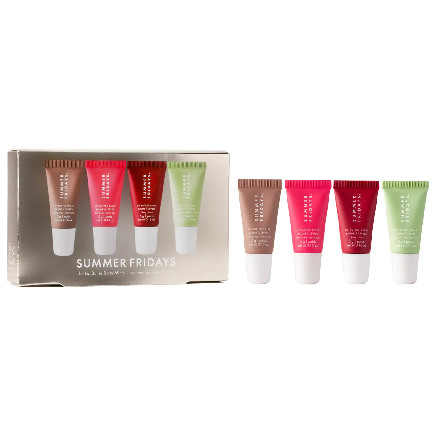 *PREORDEN: The Lip Butter Balm Minis / Set 4 pzas mini bálsamos de labios