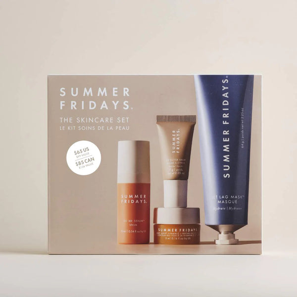 The Skincare Set - Summer Fridays / Set 4 pzas rutina de rostro