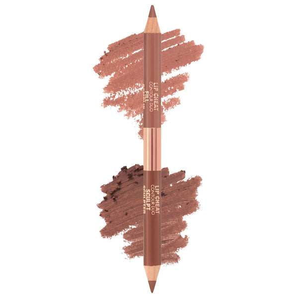 *PREORDEN: Super Nudes Lip Cheat Contour Duo Lip Liner - Charlotte Tilbury / Delineador de labios doble punta