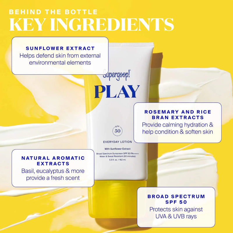 PLAY Everyday Lotion SPF 50 - Supergoop! / Protector solar para cuerpo