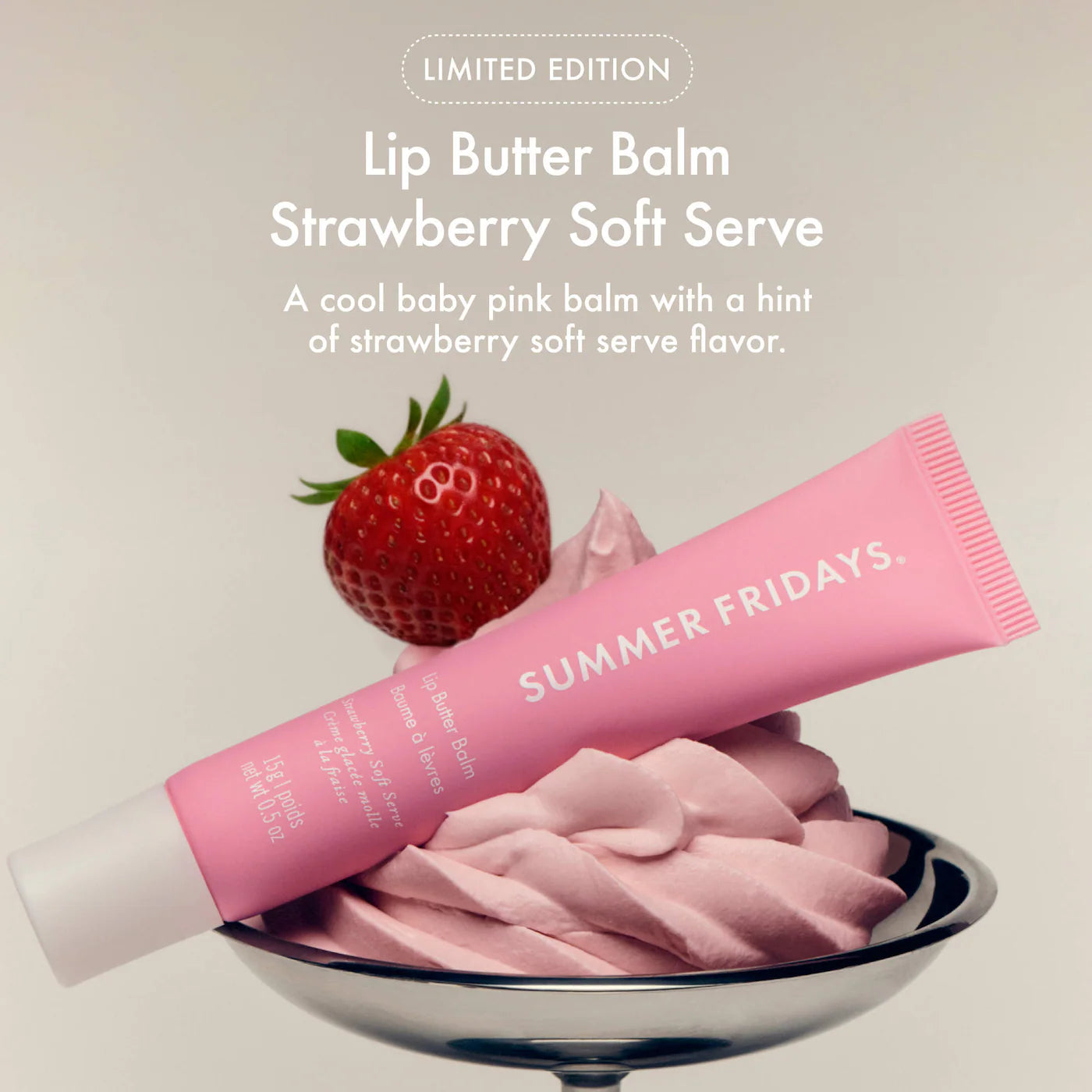 *PREORDEN: Sweet Pink Duo with Birthday Cake + Strawberry Soft Serve Lip Butter Balm / Set bálsamo de labios