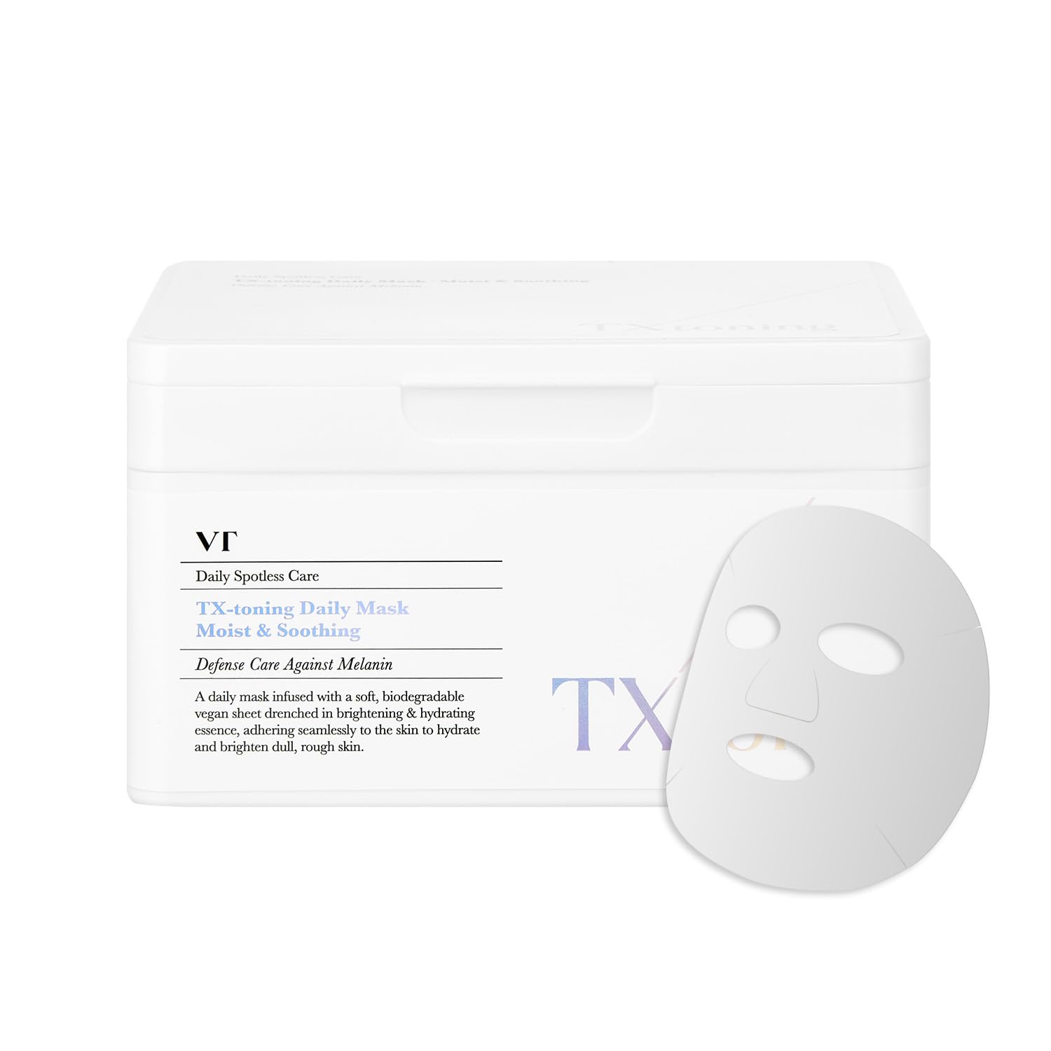 *PREORDEN: TX Toning Daily Mask (30 pz) /  VT COSMETICS – Mascarilla facial coreana para manchas y glow