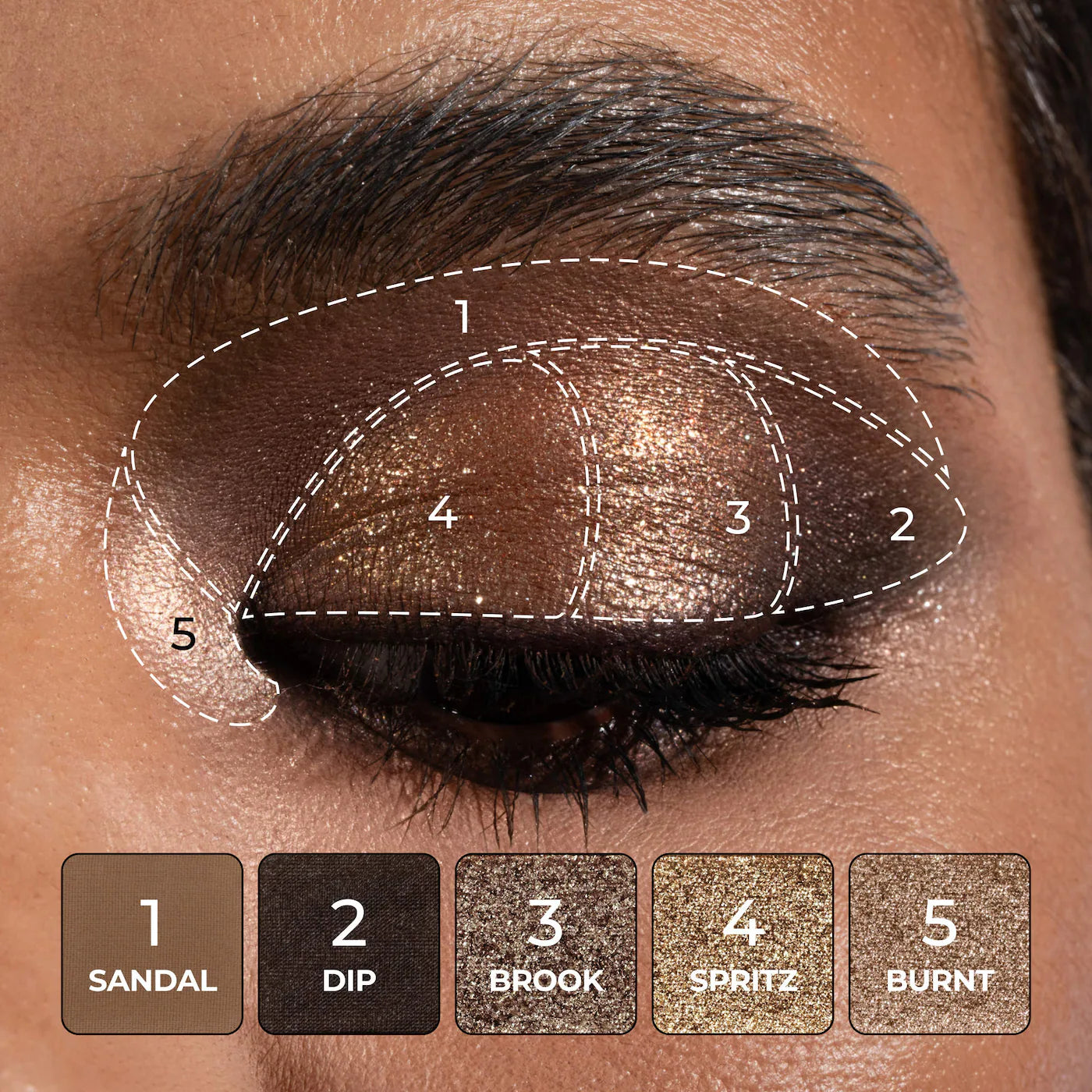 *PREORDEN: Tan Eyeshadow Palette - NATASHA DENONA / Paleta de sombras para ojos