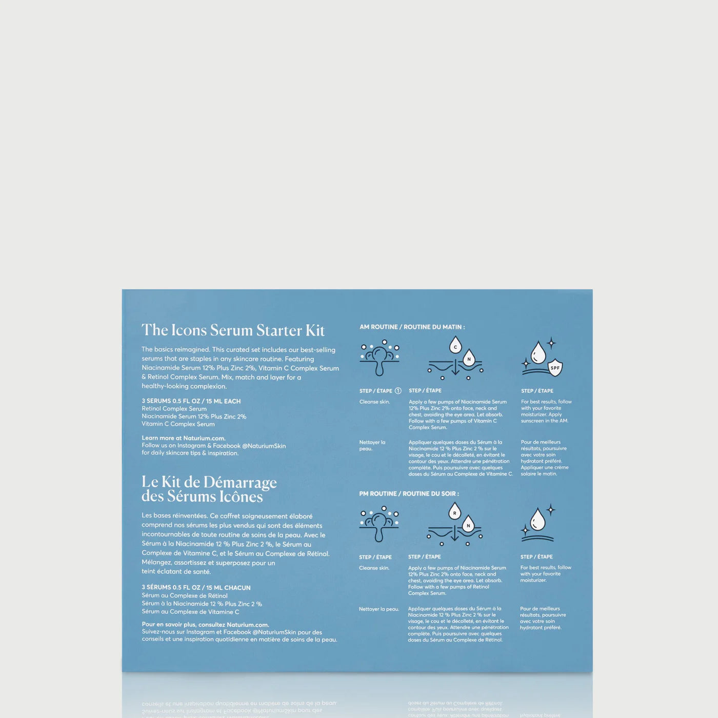The Icons Serum Starter Kit - Naturium / Set de sueros para el cuidado de la piel