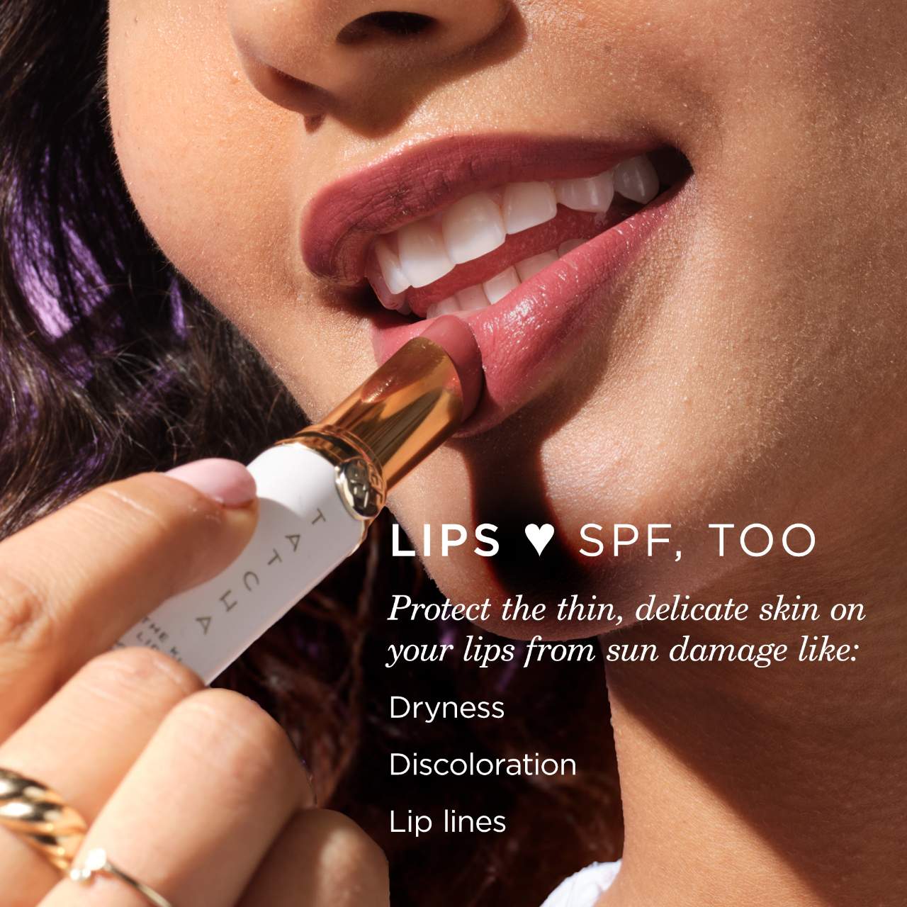 *PREORDEN: The Kissu Lip Tint SPF 25 Hydrating Tinted Lip Sunscreen - Tatcha / Labial con color + spf