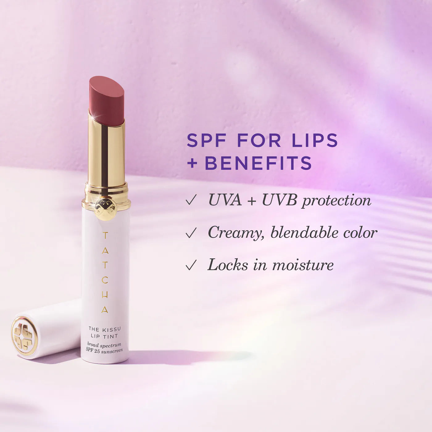 *PREORDEN: The Kissu Lip Tint SPF 25 Hydrating Tinted Lip Sunscreen - Tatcha / Labial con color + spf