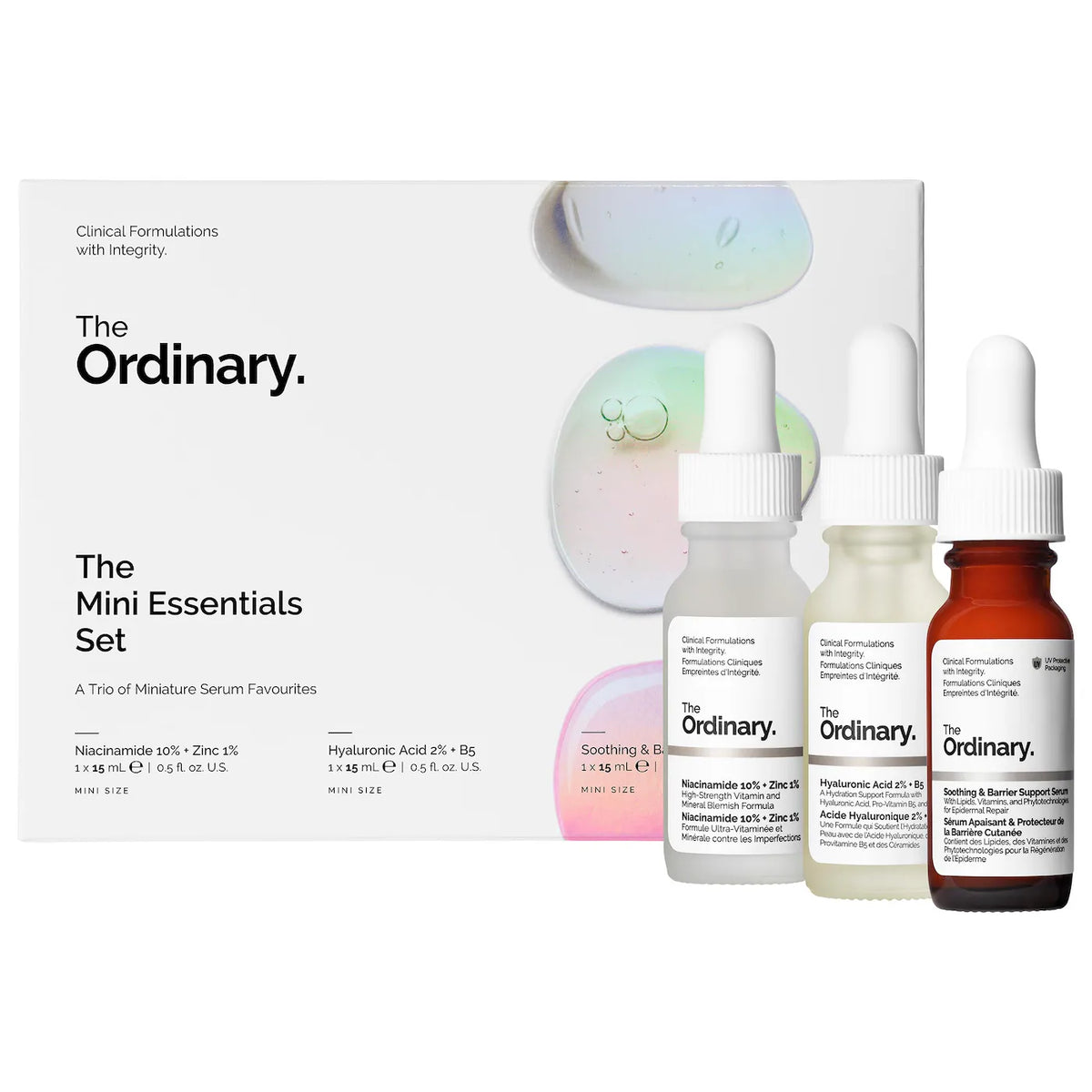 *PREORDEN: The Mini Essentials Set - The Ordinary / Set de mini sérums