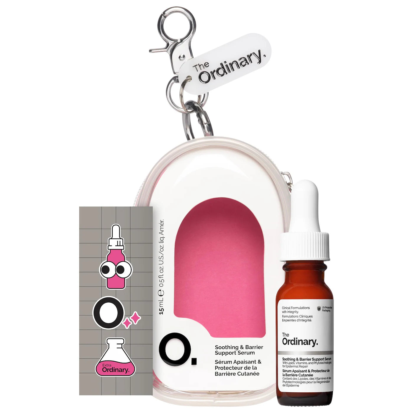 Mini Soothing and Barrier Support Keychain Skincare Gift - The Ordinary / Serum para el enrojecimiento y mejora la barrera de la piel
