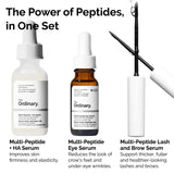 Power of Peptides Set - The Ordinary / Set de péptidos: rostro, ojos y pestañass