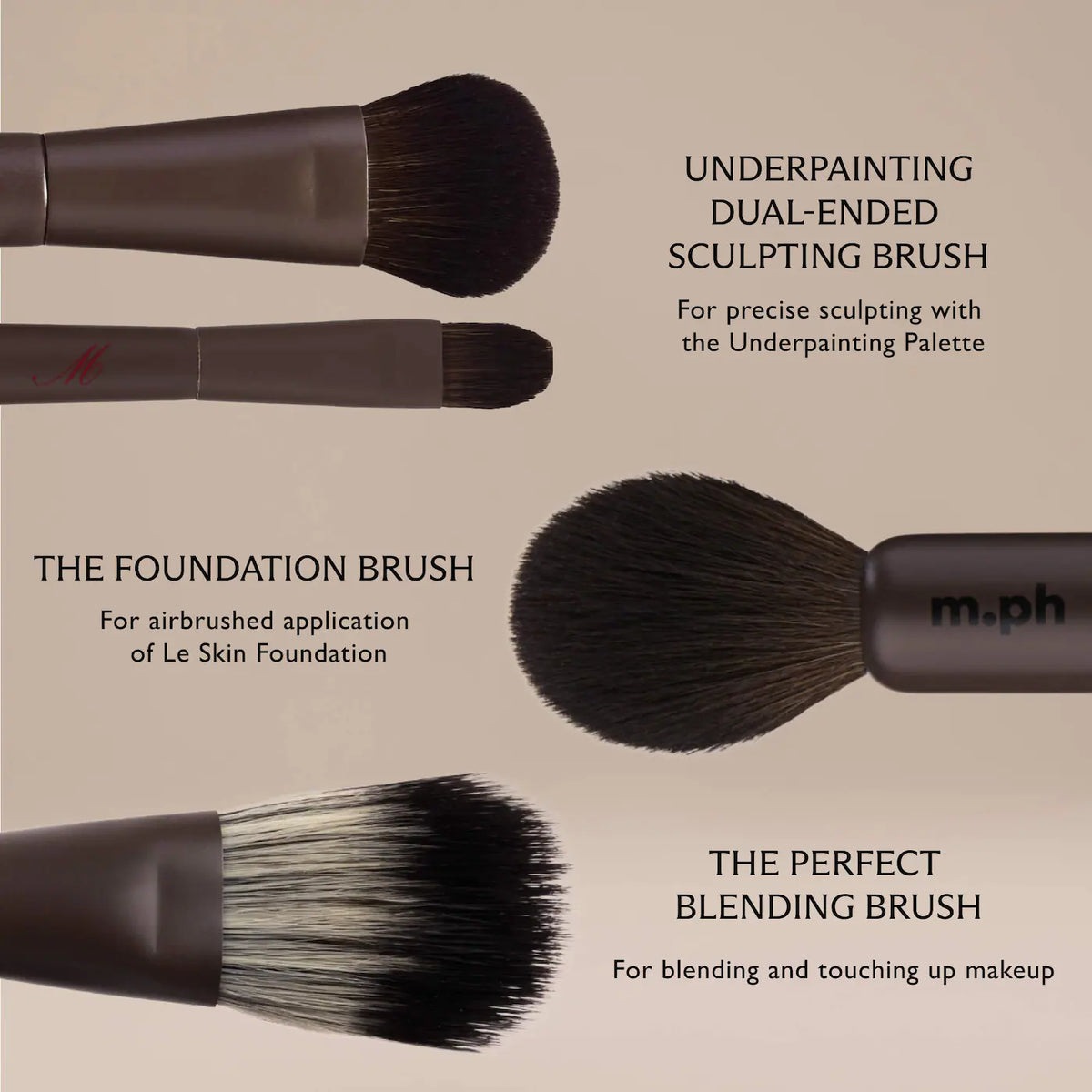 *PREORDEN: The Perfect Blending Touch Up Brush - m.ph by Mary Phillips / Brocha plana paddle para retocar