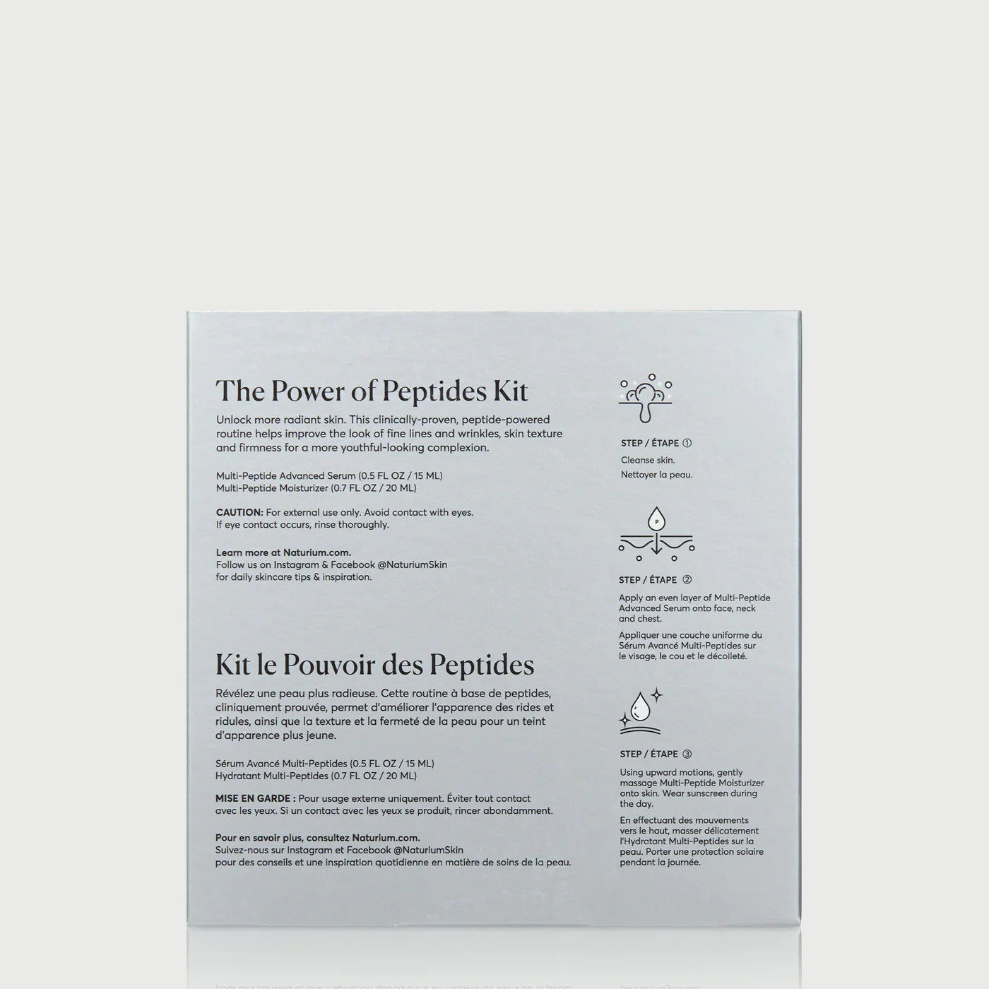The Power of Peptides Kit - Naturium / Set hidratante